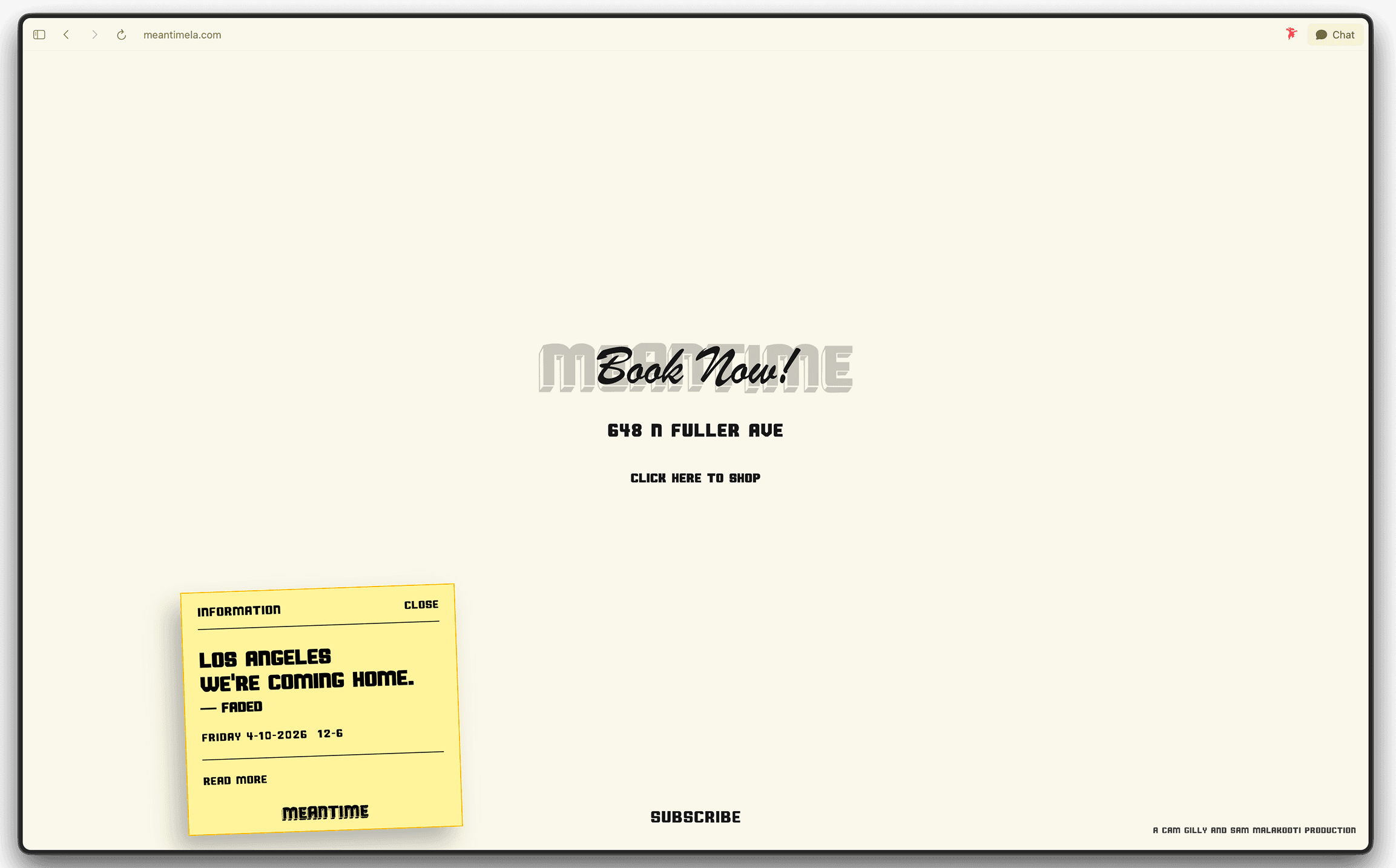 Meantime work screenshot